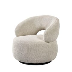 Label51 Nusenna draaifauteuil royal bouclé