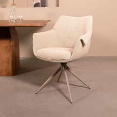 Label51 Narumi eetkamerstoel royal bouclé