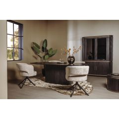 Rivello eettafel - 220 cm - zwart