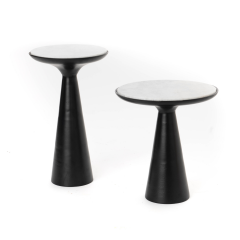 Essy bijzettafel ø45 cm - zwart