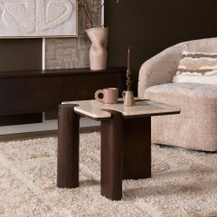 Starfurn Bijzettafel Maeve 57 cm - donkerbruin