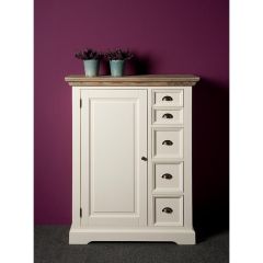 Fleur spekkast - 100 cm - wit