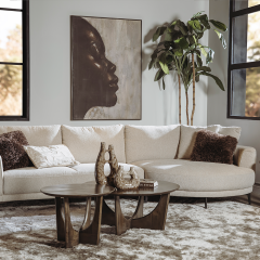 Fermo salontafel - ø90 cm - olijfbruin