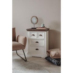 Fleur ladekast - 56 cm - wit