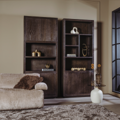 Mincio opbergkast open - 90 cm - bruin