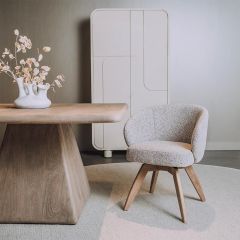 Brescia draaibare armstoel