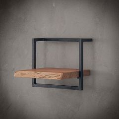 Woody Metaal wandplank 40 cm