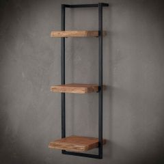 Woody metaal wandplank 30x100 cm - OUTLET B