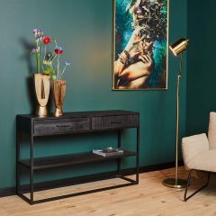 Sidetable Denver Black - 120 cm - zwart