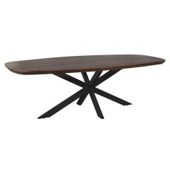 Eettafel Madison 280 cm Deens ovaal bruin