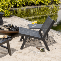 Fauteuil Puk aluminium naturel van het woonmerk WOOOD
