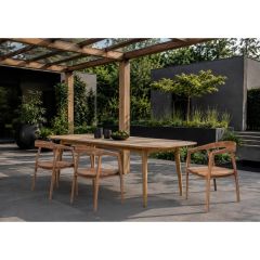 Livingfurn Lugano tuintafel 240 cm - naturel