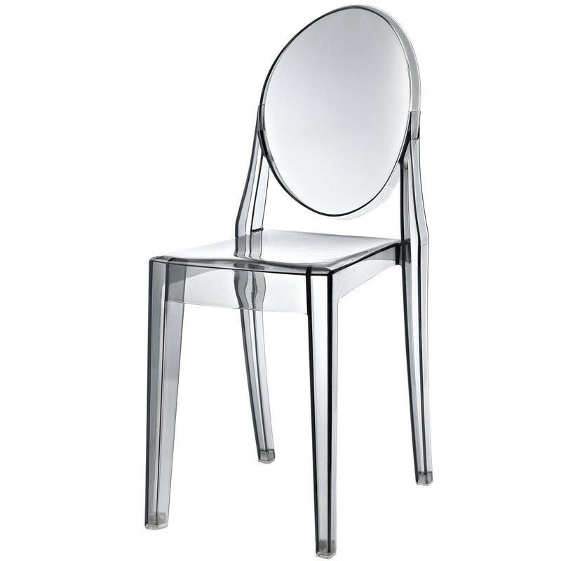 DS4U Elisabeth stoel transparant grijs