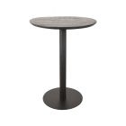 Restaurant/Bartafel Ø70x92 cm - sloppy edge - zwart