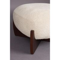 Dutchbone Emilius poef - beige