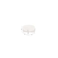 Dutchbone Emilius poef - beige
