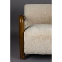 Dutchbone Robinson fauteuil - beige