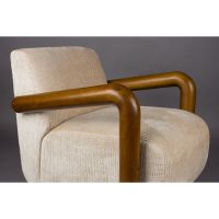 Dutchbone Robinson fauteuil - beige