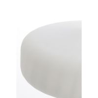 Light & Living Pleat tafellamp Ø30x45 cm - glas mat wit/goud