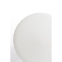 Light & Living Pleat tafellamp Ø30x45 cm - glas mat wit/goud