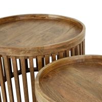 Odila salontafel mangohout set van 2 van het woonmerk Fraaai