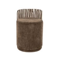 By-Boo Eetkamerstoel Marque - bruin/zebra