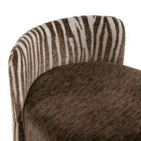By-Boo Eetkamerstoel Marque - bruin/zebra