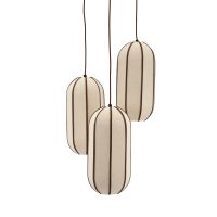 By-Boo Hanglamp Cocoon Cluster Rond - naturel