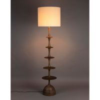 Dutchbone Cath vloerlamp - walnoot