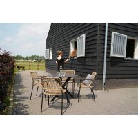 Kara tuinstoel naturel
