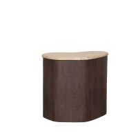 Label51 Davi bijzettafel espresso mangohout - 40 cm
