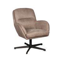 Label51 Moss fauteuil micro suede - taupe