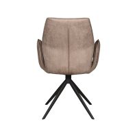 Label51 Mellow eetkamerstoel micro suede - taupe