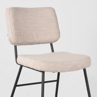 Label51 Noah eetkamerstoel bouclé naturel