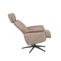 Label51 Verdal fauteuil micro suede - taupe