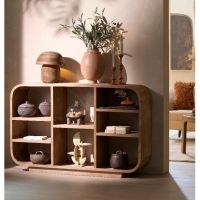 Light & Living Dane wandkast open 140x35x90 cm hout