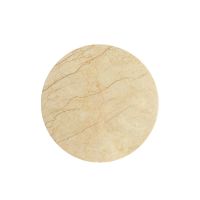 Light & Living Tomar bijzettafel Ø59x41 cm - zand-roze marmer/light goud