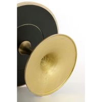 Light & Living Tomar bijzettafel Ø59x41 cm - zand-roze marmer/light goud