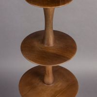 Dutchbone Cath vloerlamp - walnoot