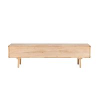 Svea Delmar tv-meubel 200x45x55 cm - naturel rubberwood