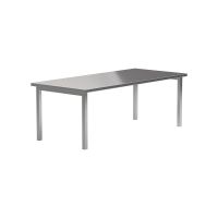 Svea Kurtis eettafel 210x95x75 cm - roestvrij zilver