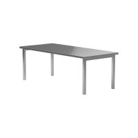 Svea Kurtis eettafel 210x95x75 cm - roestvrij zilver
