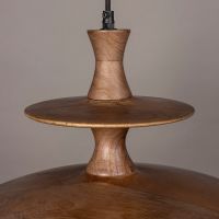 Dutchbone Cath hanglamp L - walnoot