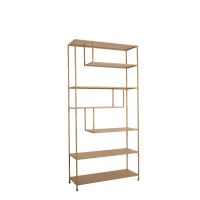 Light & Living Ylaya stellingkast 100x35x203 cm - beige