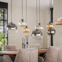 Fraaai Eleanor hanglamp 7L multi glas XL