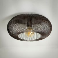 Nevana koper plafondlamp 1L van het woonmerk Fraaai