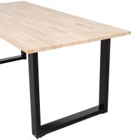 Woood Combi-Tablo eiken 200x90 cm + U-poot