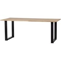 Woood Combi-Tablo eiken 200x90 cm + U-poot