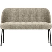 Woood Vogue eetbank structure velvet