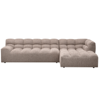 Woood Allure chaise longue rechts geweven stof